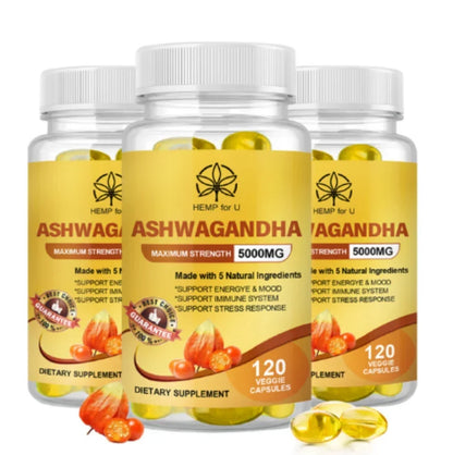 Organic Vegan Ashwagandha Extract Capsules